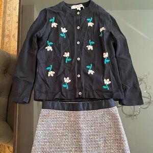 Brooks Brothers Cardigan Skirt Set Girls Size S/6 EUC worn once picture day!
